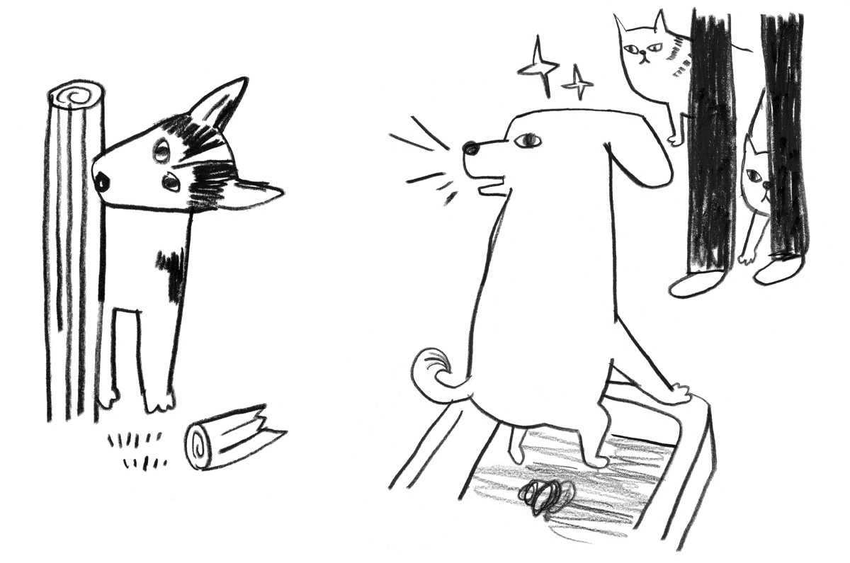 愛犬幸福論イラスト