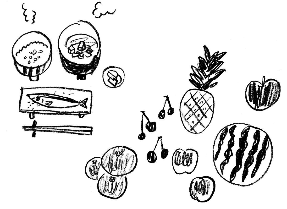食品・栄養にまつわるホントとウソのQ＆Aイラスト