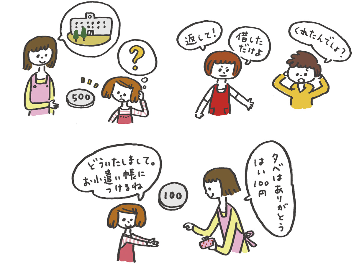 世界一やさしいお金と会計の教室イラスト