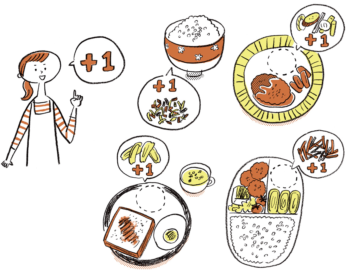 かんたん便利な作りおきレシピイラスト
