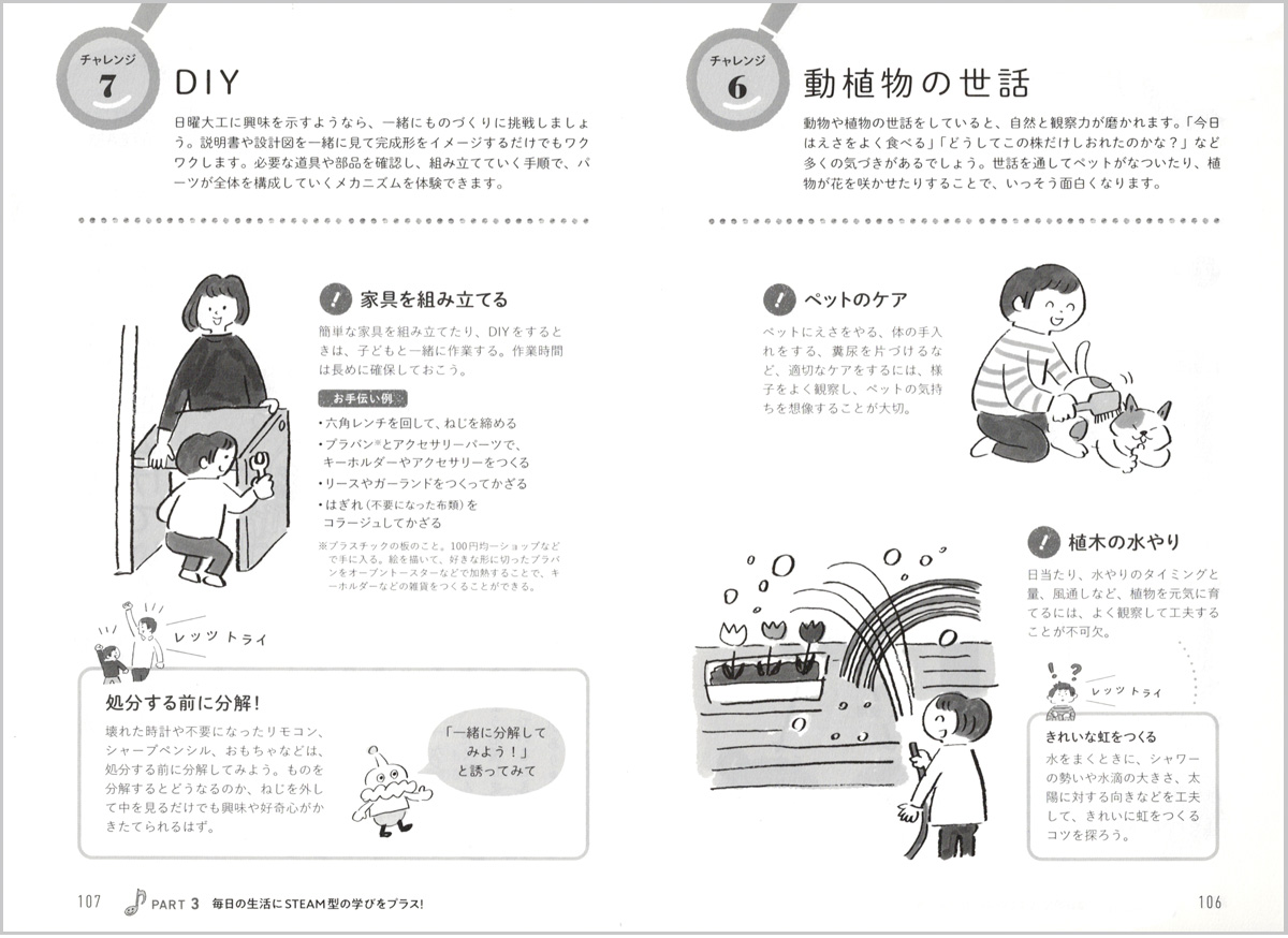 知識ゼロからのSTEAM教育イラスト