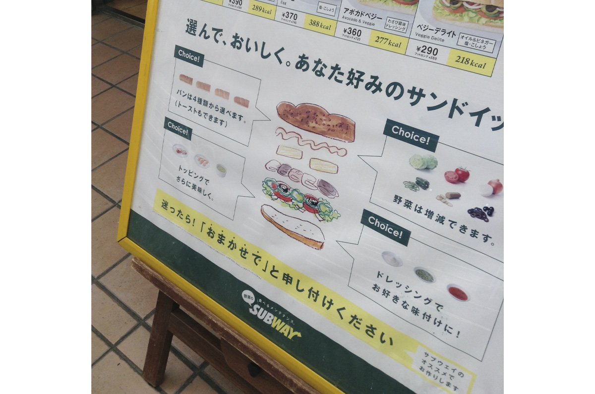 SUBWAYタペストリー