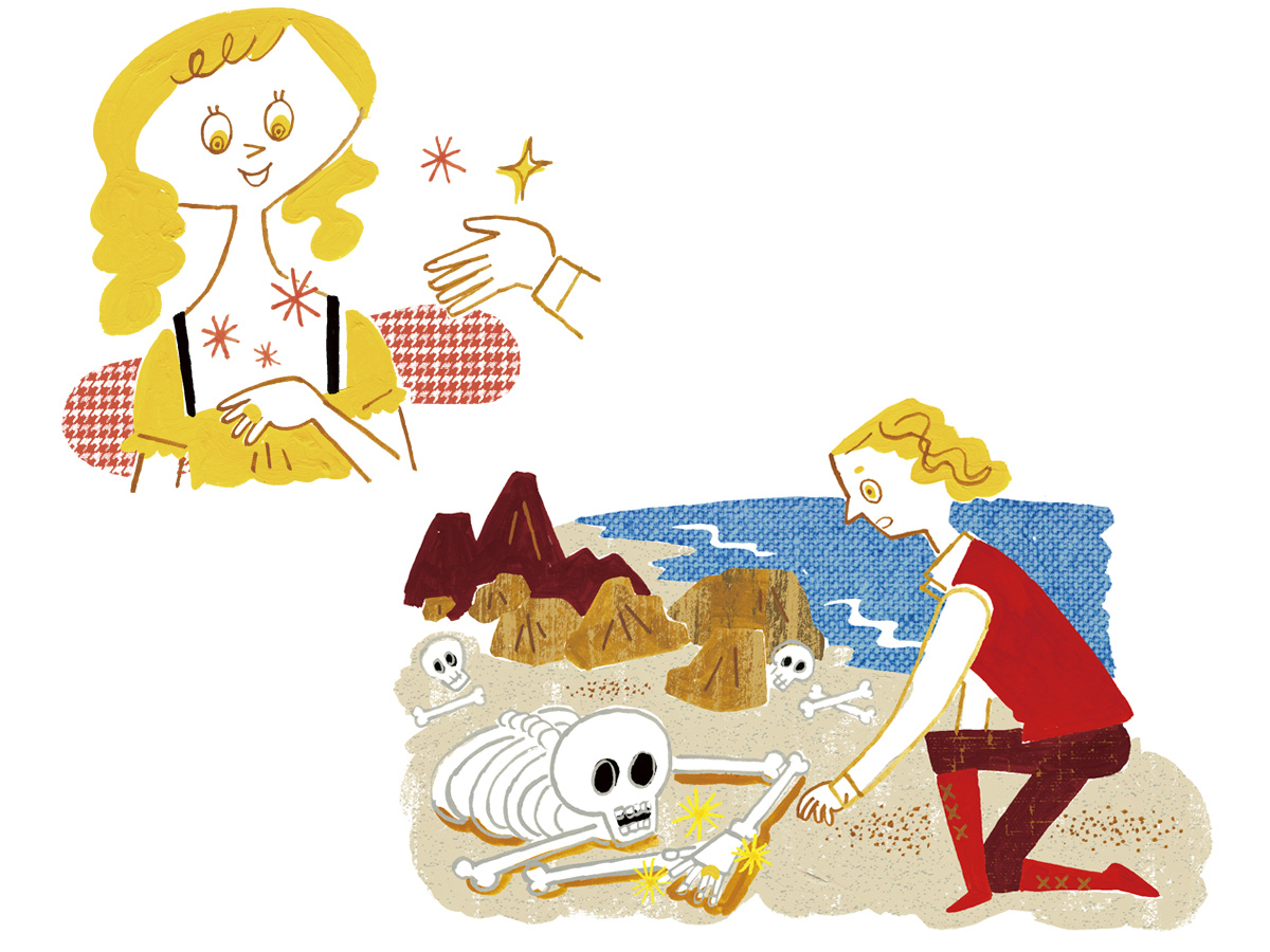おばけばなしイラスト