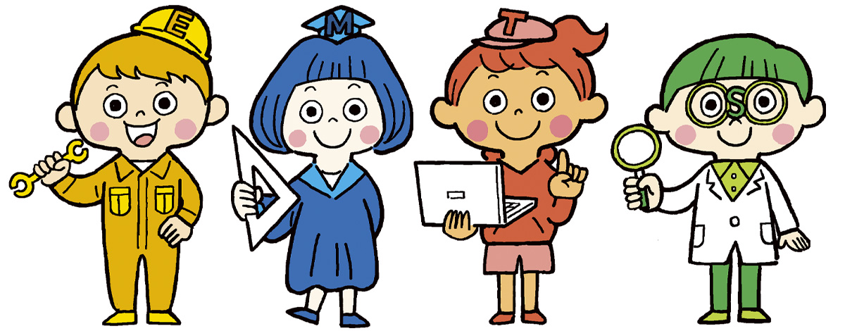 4.5.6さいのかがくあそびイラスト