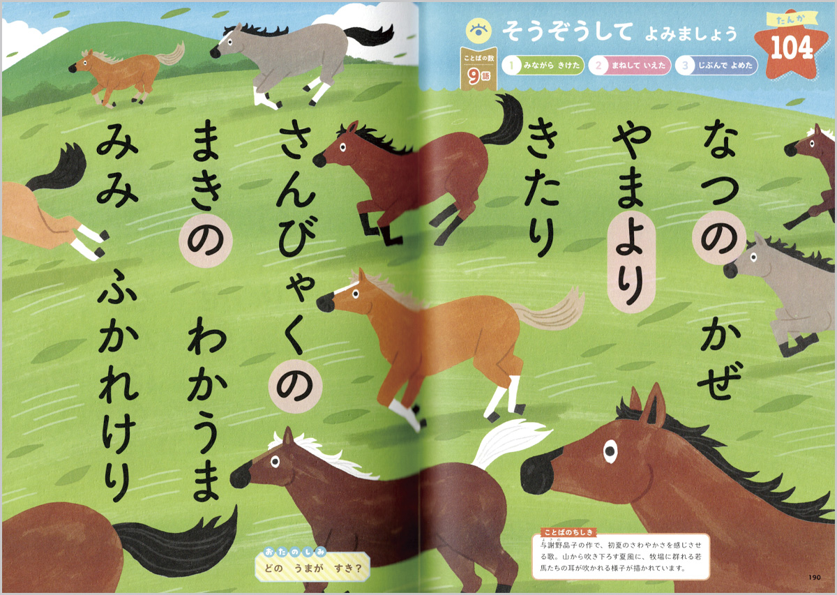はじめての 寝るまえ１分おんどくイラスト