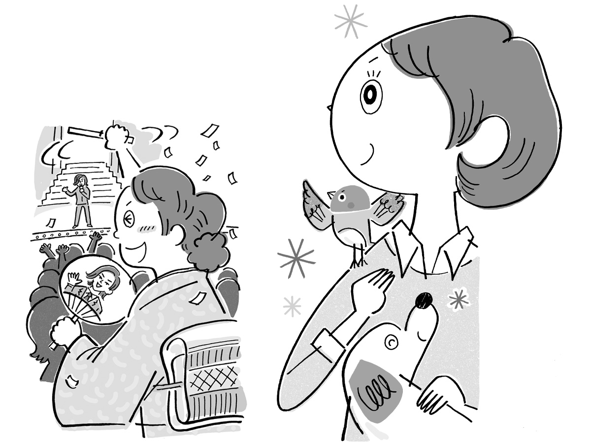 婦人公論イラスト