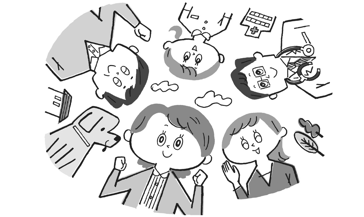 婦人公論イラスト