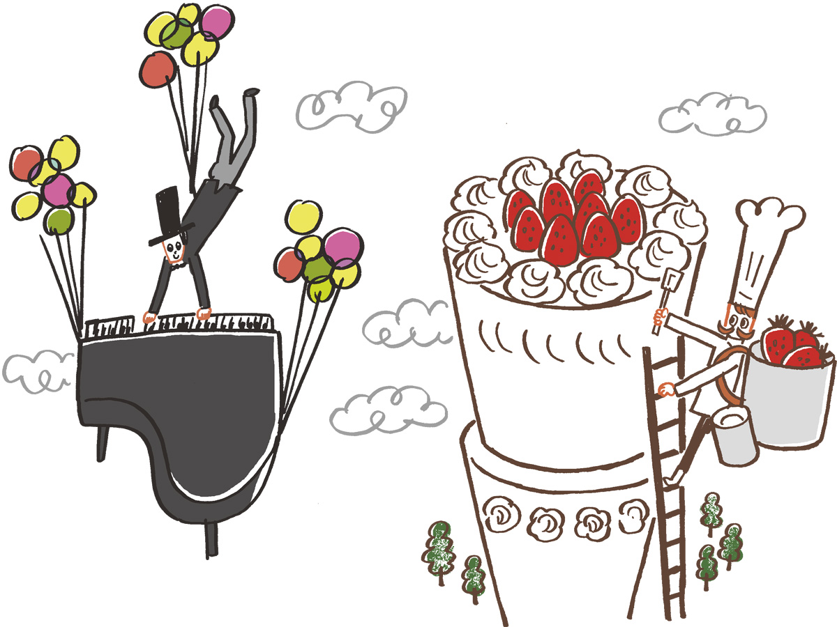 HAPPY新聞イラスト